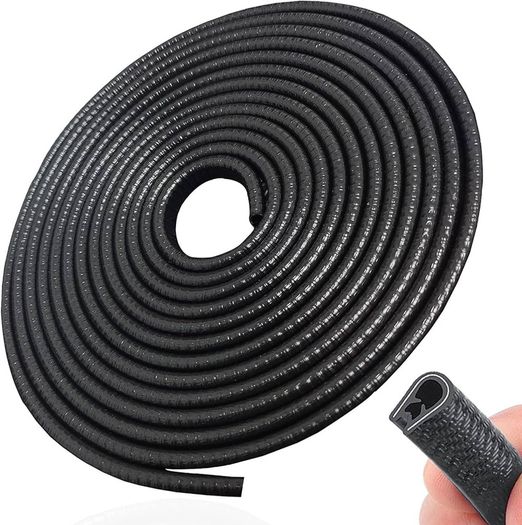 NEW SALE | Car Door Edge Protector Black 13Ft(4M) No Glue Car Door Edge Guard Rubber U Shape Car Trim Door Protectors Edge Guards for Most Car