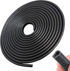 NEW SALE | Car Door Edge Protector Black 13Ft(4M) No Glue Car Door Edge Guard Rubber U Shape Car Trim Door Protectors Edge Guards for Most Car