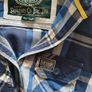superdry long sleeve shirt size xs blue check Image 3