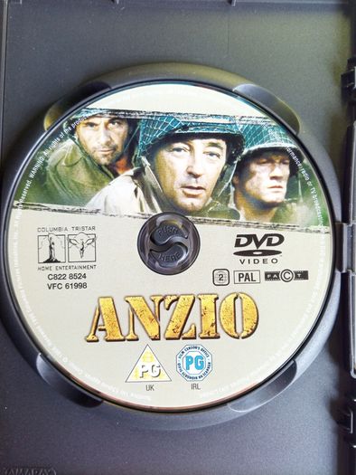 Anzio [1968] Robert Mitchum, Peter Falk & Arthur Kennedy [1xDVD Movie]