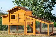 Chicken Coop Hen House Poultry Ark Home Nest Run Coup With Integra...