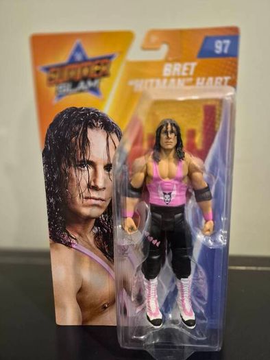 WWE Summerslam Bret Hit Man Hart Figure New Sealed