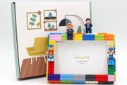 DIY Building Blocks Photo Frame For Home Decoration Creative Family Activity Educational Lego Fan Gift
