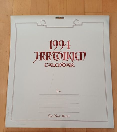 JRR TOLKIEN Six Vintage Calenders