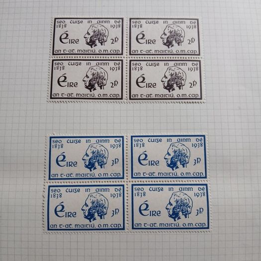 Ireland stamp The 1938 Father Mathew Centenary stamp set (Scott #101-102 / SG #107-108)