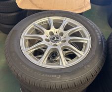 16" Mercedes C class alloys with tyres
