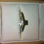 white gold diamond engagement ring Image 4