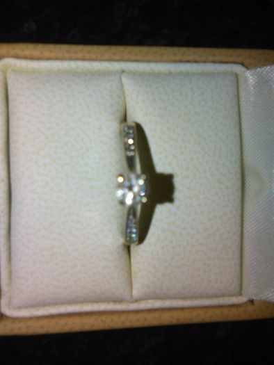 white gold diamond engagement ring