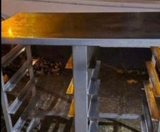 stainless steel oven stand