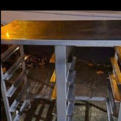 stainless steel oven stand