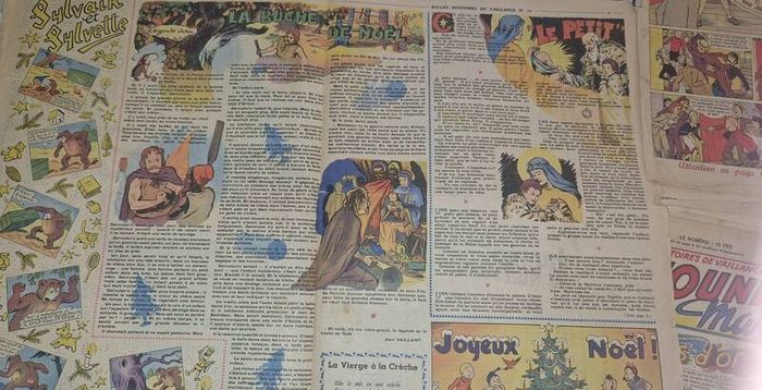 17x rare 1950 fripounet & marisette - inc. christmas eve issue #52