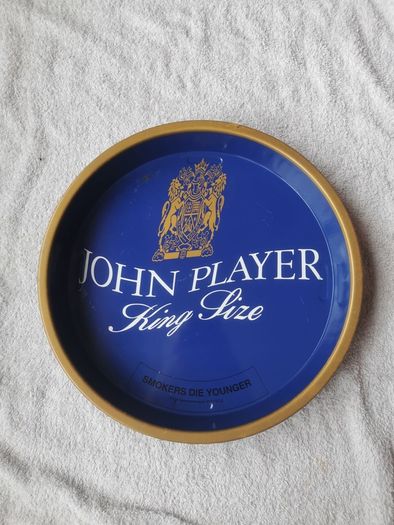 John Player metal tray