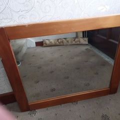Solid pine mirror
