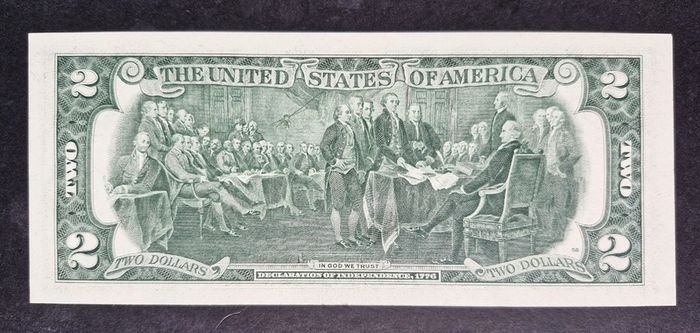 1976 Series 2 Dollar Bill Unc Jefferson Note (80a)