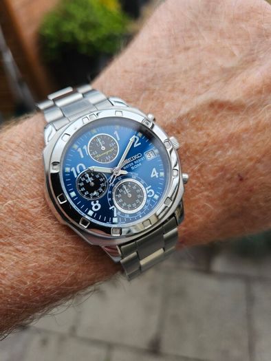 Watch Seiko Chronograph.