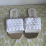 River Island White Woven Sandals Size 6 Image 3