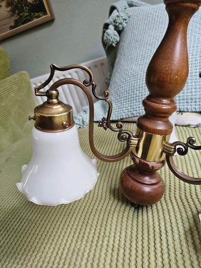 Three-Arm Chandelier, Made in Italy, Mid-20th Century
