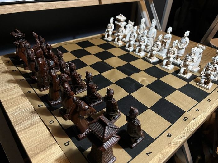 Chinese Terracotta Warriors Chess Set