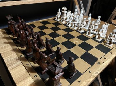 Chinese Terracotta Warriors Chess Set