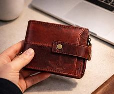 Genuine Leather Wallet Luxury Handmade RFID Secure Wallet