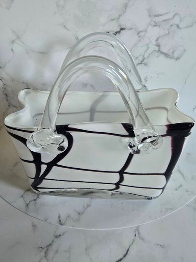 Glass Art Nouveau Handbag