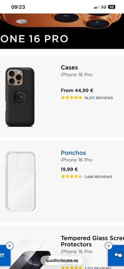 16 pro Quad look case and more