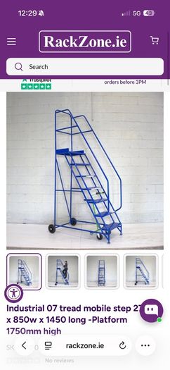 mobile ladder 7 steps