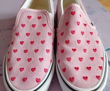 Vans,never worn Size 3.5 Vans slip on.