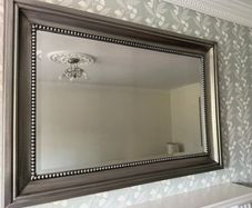 Silver Pewter Mirror