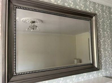 Silver Pewter Mirror