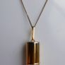 Celine Gift Box Cylinder Pendant  Necklace length 36" Image 8