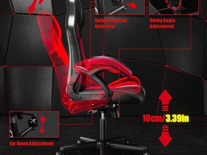 Gaming chair Office chair Swivel chair Computer chair Work chair Desk chair Ergonomic Chair Racing chair Leather chair PC gaming chair MULTIPLE COLOURS AVAILABLE, SEE PHOTOS (FREE POSTAGE)