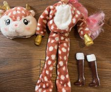 Barbie Cutie Reveal Reindeer Doll With Accessories