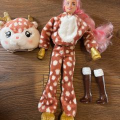 Barbie Cutie Reveal Reindeer Doll With Accessories