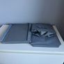 6x Foldable Storage Boxes with Lid - Grey Image 3