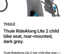 Thule RideAlong, bike seat