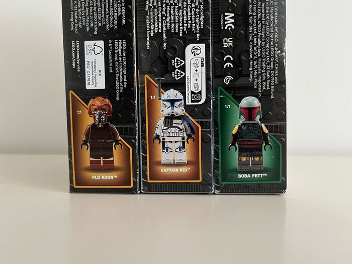 LEGO Star Wars Microfighter Bundle x3 75400,75391,75344