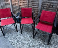 garden chairs 'directors' chairs