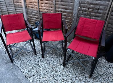 garden chairs 'directors' chairs