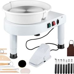 450W 35cm Electric Pottery Wheel 35cm Turntable Potters Wheel for Adults Ceramic