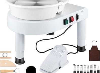 450W 35cm Electric Pottery Wheel 35cm Turntable Potters Wheel for Adults Ceramic
