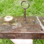 Large 11" x 6" Original Georgian Front Door Lock with Drop Handle (works well) Image 8