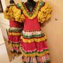Traditional, Authentic Spanish Flamenco Dress Image 2