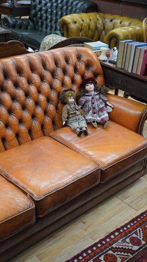 1977 Art Forma Cleveland Leather Three Seater