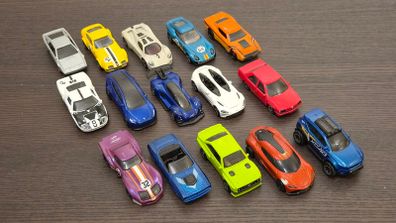 Hot Wheels Cars Loose Bundle - Used Unboxed - Sports Cars mix 1