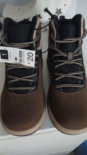 Brand new boys boots with tag