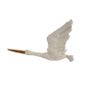 Linen Stork Hanging Decor in Beige | Nursery Decor Image 2