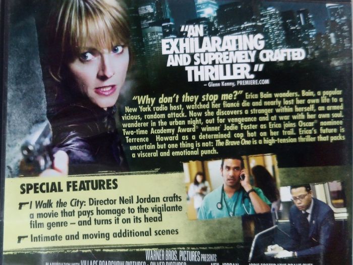 The Brave One (Neil Jordan Film) [2007] Jodie Foster [DVD Movie]