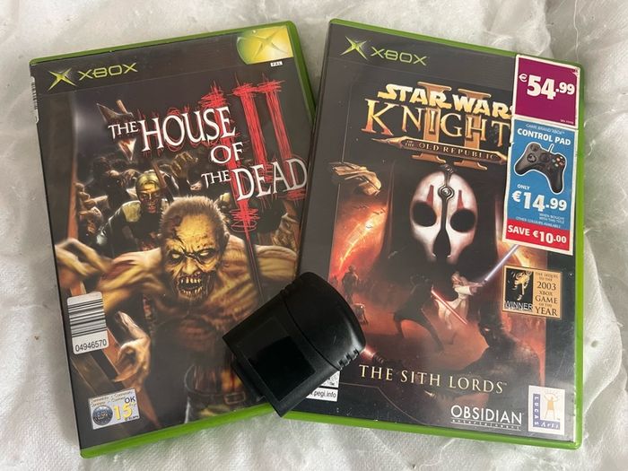 Original Xbox games X2 plus 8mb memory card