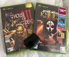 Original Xbox games X2 plus 8mb memory card